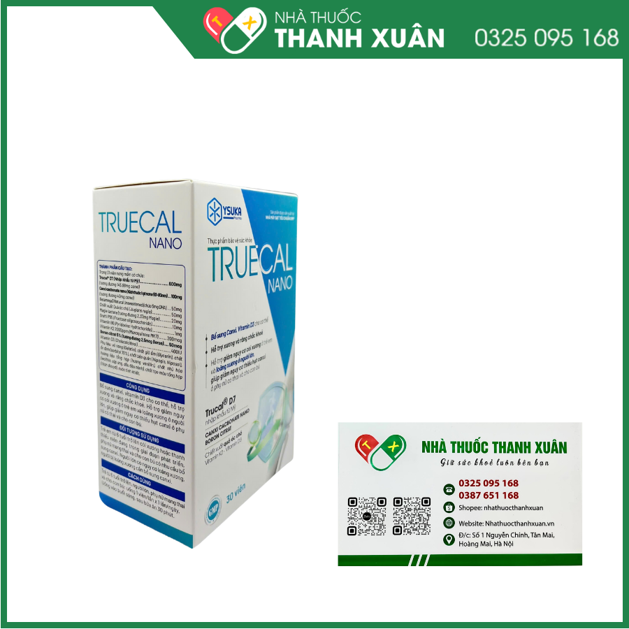 TRUECAL NANO - Bổ sung canxi, vitamin D3 cho cơ thể